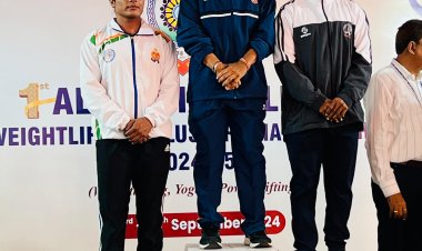 ऑल इंडिया पुलिस वेटलिफ्टिंग क्लस्टर प्रतियोगिता के प्रथम दिवस पर छत्तीसगढ़ पुलिस को मिला 1 स्वर्ण और 1 कांस्य पदक
