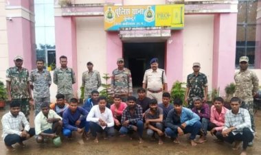 वन विभाग की टीम पर जानलेवा हमला करने वाले रेत खनन माफिया के 17 लोगों को पुलिस ने किया गिरफ्तार