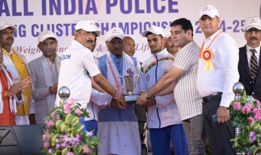 37 मेडल के साथ ओवरऑल चैंपियन में बीएसएफ ने मारी बाजी, द्वितीय राजस्थान पुलिस एवं तृतीय स्थान पर उत्तरप्रदेश पुलिस रही