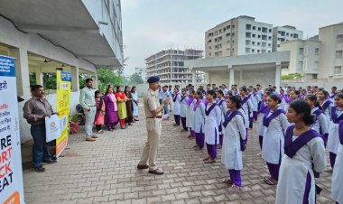 राज्यव्यापी साइबर जन जागरूकता के लिए दुर्ग पुलिस द्वारा चलाया जा रहा व्यापक जागरूकता अभियान 