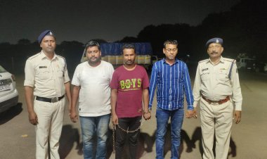 पकड़े गए भिलाई में अवैध तम्बाखू युक्त गुटखा बनाने वाले फैक्ट्री संचालक साजिद खान सहित तीन आरोपी 