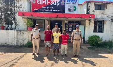 पत्नी के सामने पति को उतारा मौत के घाट, तीन गिरफ्तार