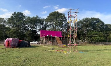 सेक्टर 7 में आज होगा 75 फ़ीट ऊंचे रावण के पुतले का दहन, आकाशीय आतिशबाजी होगा आकर्षण का केंद्र