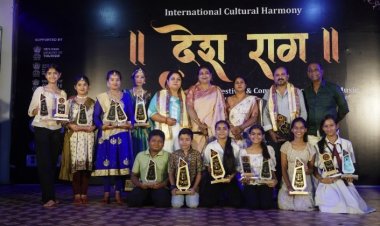 नन्हे मुन्ने बच्चों ने नृत्य प्रस्तुत कर लोगों का मन मोहा