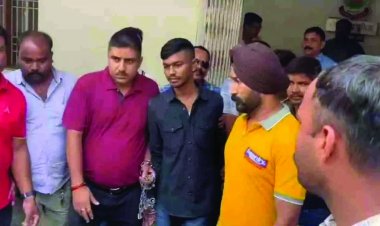 कड़ी सुरक्षा के बीच गैंगस्टर अमन साव को कोर्ट लेकर पहुंची पुलिस