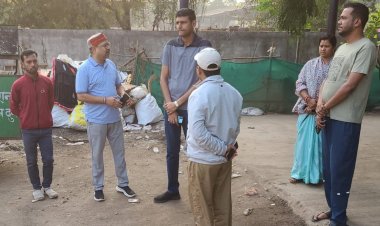 निगम आयुक्त सुमित अग्रवाल ने नियमित रूप से सफाई रखने के दिए निर्देश