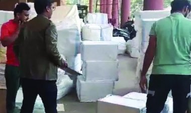 स्टेट जीएसटी विभाग ने बड़ी कार्रवाई, दो ट्रक सामान जब्त