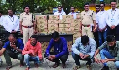 मध्यप्रदेश से छत्तीसगढ़ में अवैध शराब तस्करी, लाखों रुपए के अवैध शराब सहित 6 आरोपी गिरफ्तार