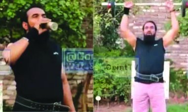 पार्क में कसरत करता दिखा मुंबई आतंकी हमलों का मास्टरमाइंड, पाकिस्तान के कोर्ट ने सुनाई थी 5 साल की सजा