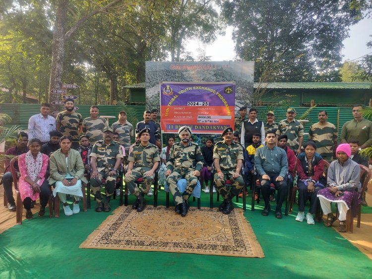 युवा आदान-प्रदान कार्यक्रम का पहला जत्था कांकेर से कर्नाटक के लिए हुए रवाना
