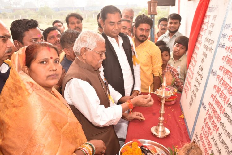 विधायक डोमनलाल कोर्सेवाड़ा ने किया साहू भवन के लोकार्पण