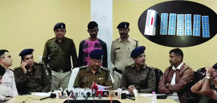 नशीली टेबलेट बेचने वाला युवक पकड़ा गया