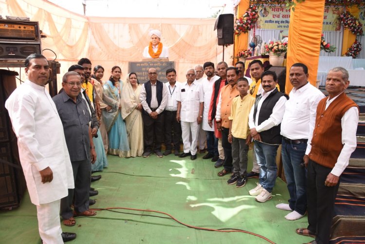 स्व. ताराचंद साहू की जयंती पर विधायक कोर्सेवाड़ा ने किया भवन का लोकार्पण, प्रतिभावान बच्चों और वरिष्ठ नागिरकों का किया सम्मान