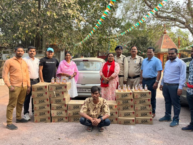 दुर्ग में आचार संहिता के दौरान फिर पकड़ाया लाखों रुपए का अवैध शराब
