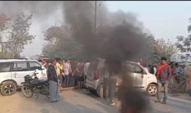 अपहरण कर युवक की हत्या, आक्रोशित लोगों ने किया चक्का जाम