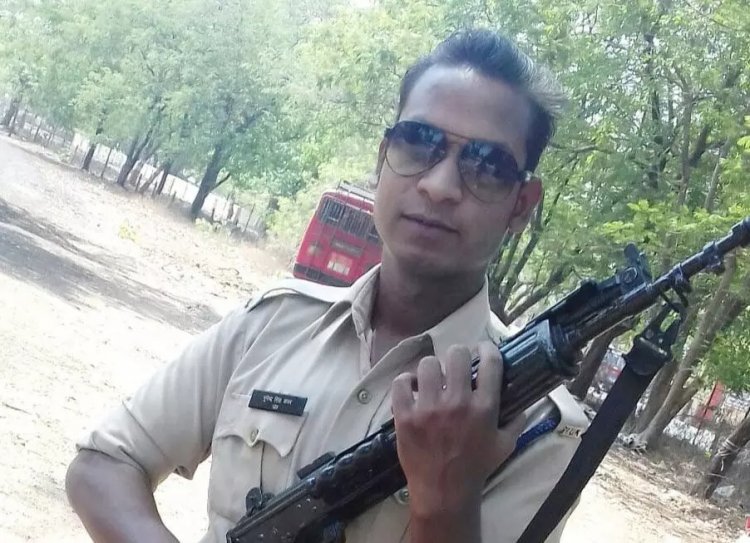 सड़क हादसे में आरक्षक की मौत, परिवार और पुलिस प्रशासन में शोक की लहर