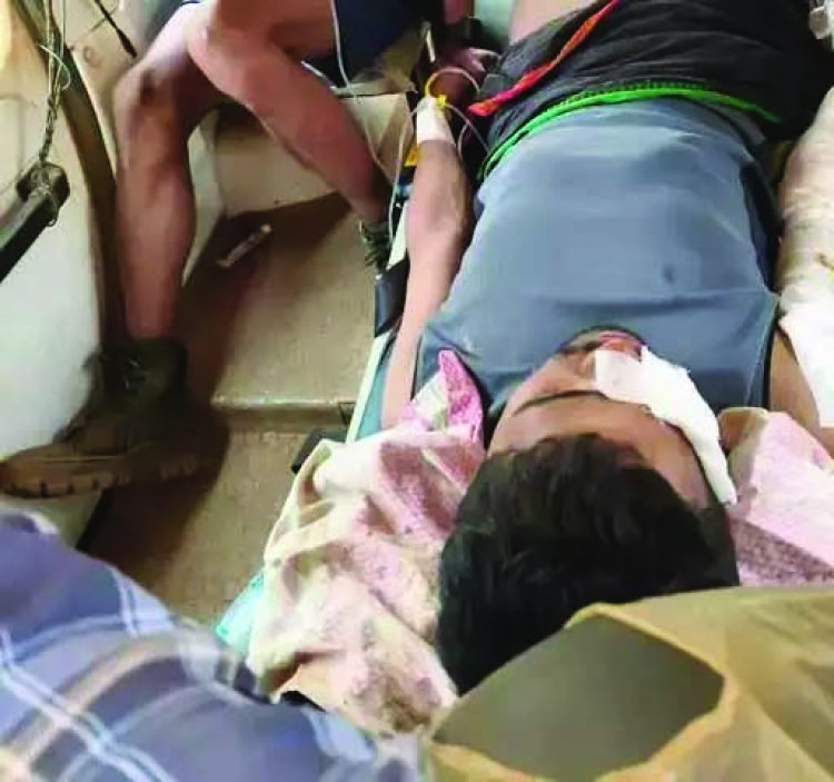 IED ब्लास्ट से एक जवान गंभीर