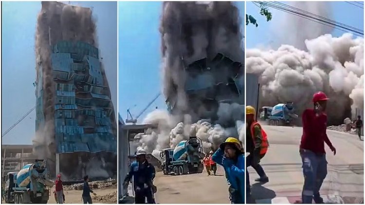 तेज भूकंप से म्यांमार और बैंकॉक में तबाही, आपातकाल का दोनों देशों में एलान