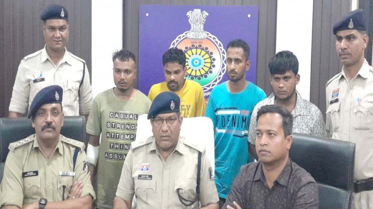 पुरानी रंजिश के चलते दुर्ग में की गई थी निगरानी बदमाश की हत्या, गैंगस्टर तपन सरकार के भांजे सहित 4 आरोपी गिरफ्तार