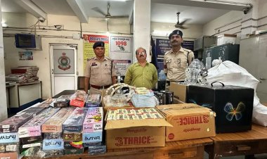 दो सगे भाई से हुक्का सामग्रियों का जखीरा बरामद, लाखों रुपए का सामान जब्त, पहले भी जा चुके हैं जेल