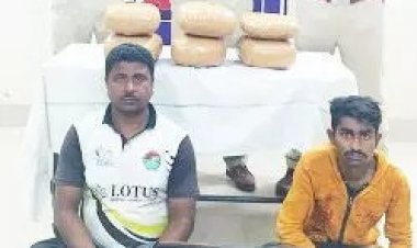 ट्रेन में पकड़ाया लाखों रुपए का गांजा