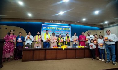 वक्ता मंच ने प्रदेश के 100 रचनाकारों का किया सम्मान