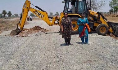 तहसीलदार ने रुकवाई अवैध प्लाटिंग