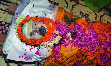 आतंकवादी हमले में मारे गए रायपुर के व्यापारी को दी गई श्रद्धांजिल, नम आंखों से दी अंतिम विदाई