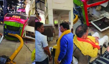 डोंगरगढ़ मां बम्लेश्वरी पहाड़ पर हादसा, रोपवे का एक ट्राली टूटकर गिरा नीचे, बीजेपी नेता गंभीर