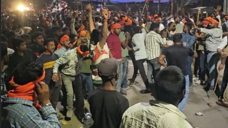 धार्मिक जुलूस के दौरान पथराव से तनावपूर्ण माहौल, पुलिस ने संभाला मोर्चा