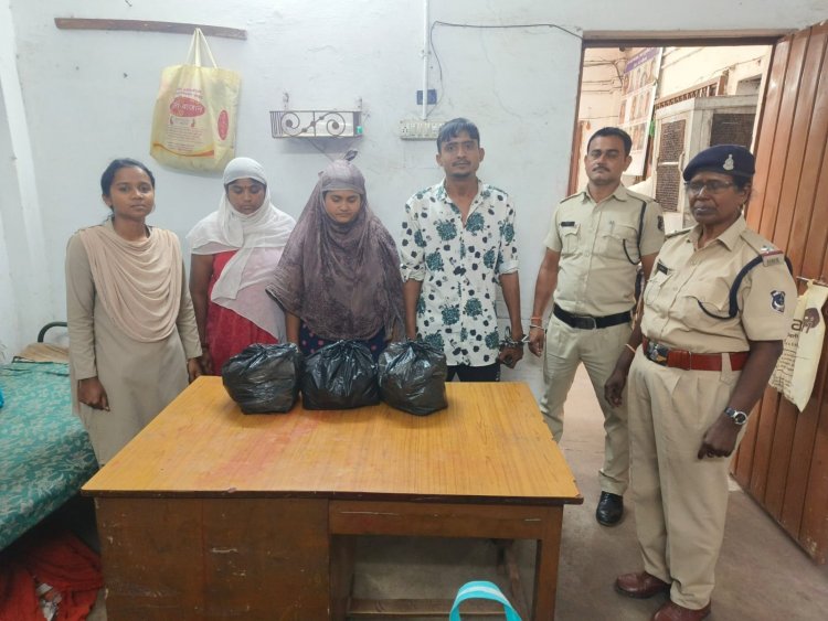 भिलाई में गांजा बेचने वाली दो महिलाएं सहित तीन गिरफ्तार