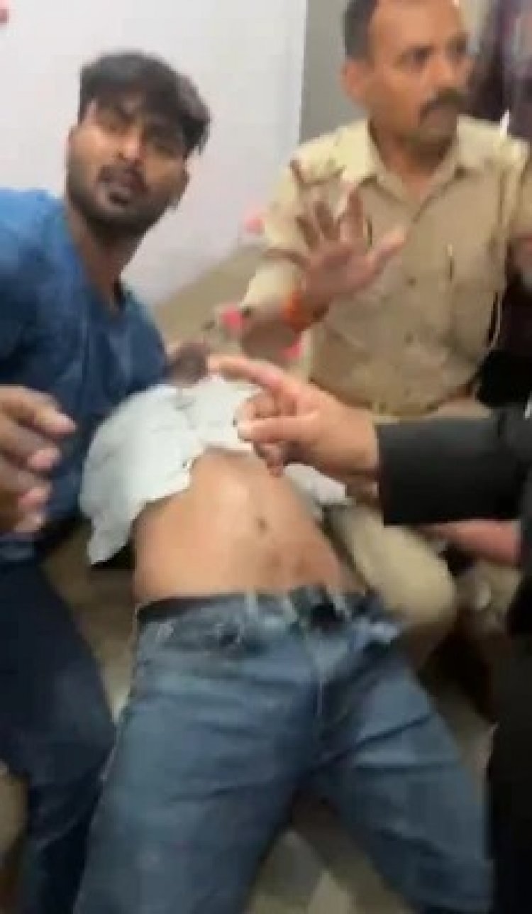 थाने में दरोगा की मार से अधमरा हुआ वकील, देखें VIDEO
