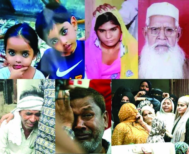इमारत गिरने ने 11 लोगों की मौत, एक साथ उठे 8 जनाजे