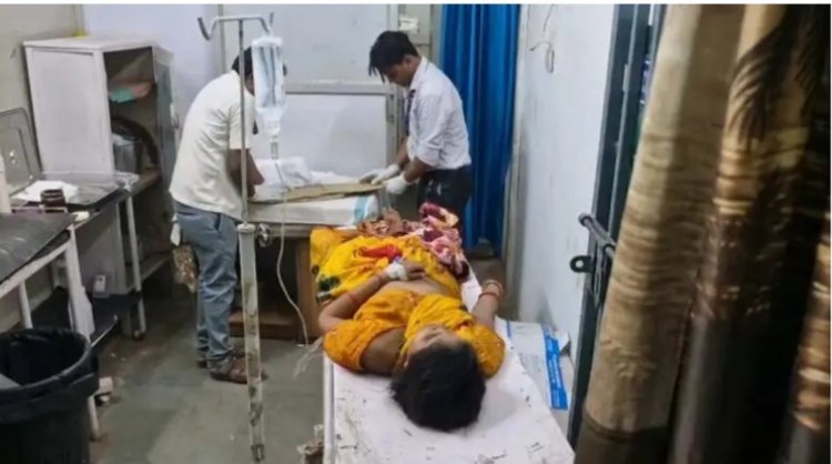 सड़क पार कर रही महिला की एक्सीडेंट में मौत, हादसे में कटकर लटक गया था पैर
