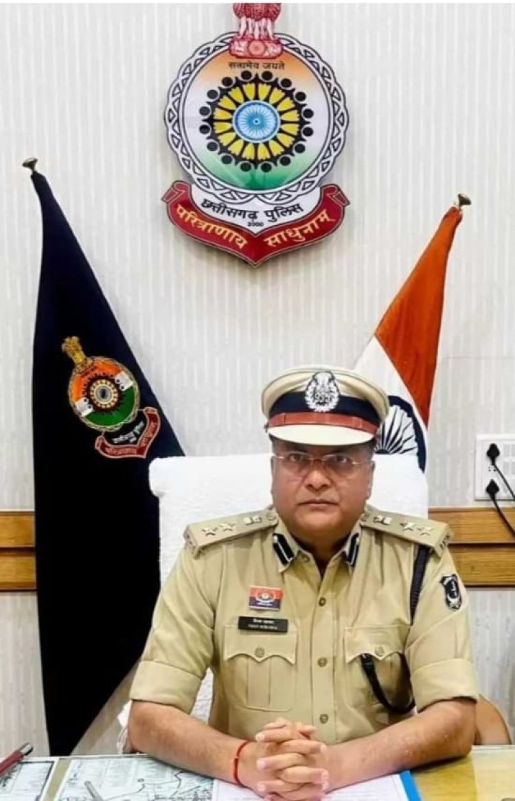 दुर्ग के नए पुलिस अधीक्षक विजय अग्रवाल ने कार्यभार संभाला