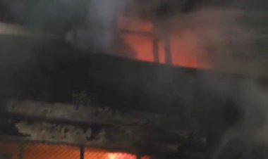 VIDEO छह मंजिला इमारत में लगी आग, व्यापारी सहित 6 लोगों की मौत