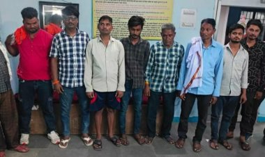 रायपुर, बालोद और राजनांदगांव के 10 जुआरी गिरफ्तार