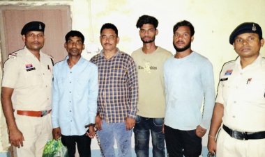 सुविधि इस्पात रसमड़ा में स्पंज आयरन चोरी करने वाले ट्रक चालक, कबाड़ी सहित 5 आरोपी गिरफ्तार