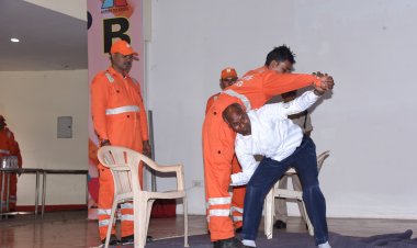 बीआईटी में 400 से अधिक प्रतिभागियों ने लिया सिविल डिफेंस प्रशिक्षण