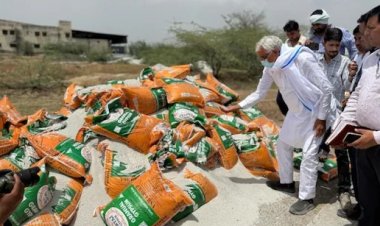 नकली खाद बनाने वाली फैक्ट्री का पर्दाफाश, संगमरमर के चूर्ण, मिट्टी और सिंथेटिक रंगों बनाया जा रहा था नकली खाद