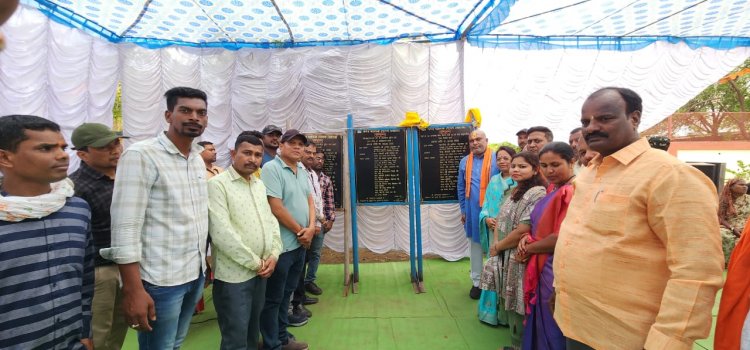 दुर्ग ग्रामीण विधायक ललित चंद्राकर ने पुरैना वासियों को दी 1 करोड़ 83 लाख 71 हजार रुपए की नवीन विकास कार्यों की सौगात
