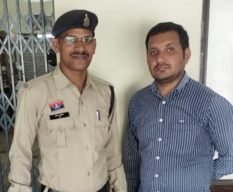 करीब 13 लाख रुपए गबन करने वाला सेल्समेन दुर्ग स्टेशन में पकड़ा गया, दो साल से था फरार