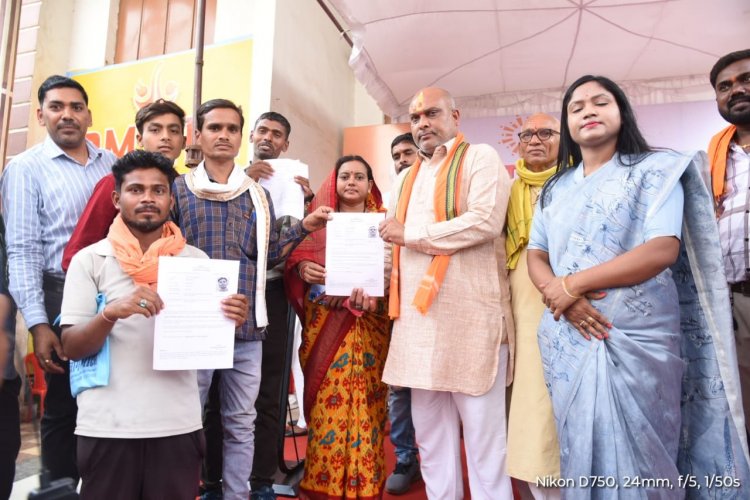 जनकल्याणकारी योजनाएं धरातल पर लागू कर रही सरकार - विधायक ललित चंद्राकर
