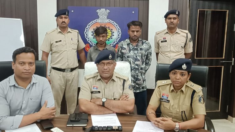 दुर्ग में 50 पुड़िया ब्राउन शुगर के साथ दो युवक गिरफ्तार