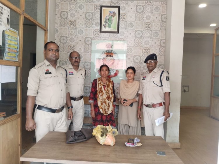 पाटन में गांजा का व्यापार करने वाली महिला गिरफ्तार