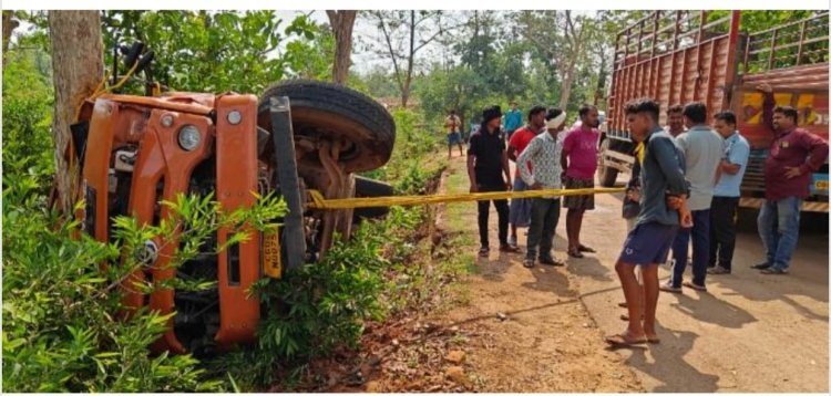 सड़क हादसे में तीन तेंदूपत्ता मजदूरों की मौत, कई गंभीर