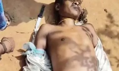 मूंगफली चोरी के आरोप में सरपंच के सामने युवक की हत्या