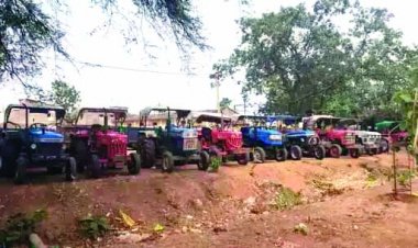 रेत माफियाओं के खिलाफ ताबड़तोड़ कार्रवाई; जेसीबी, पोकलेन, हाईवा और ट्रैक्टर समेत 52 गाड़ियां जब्त