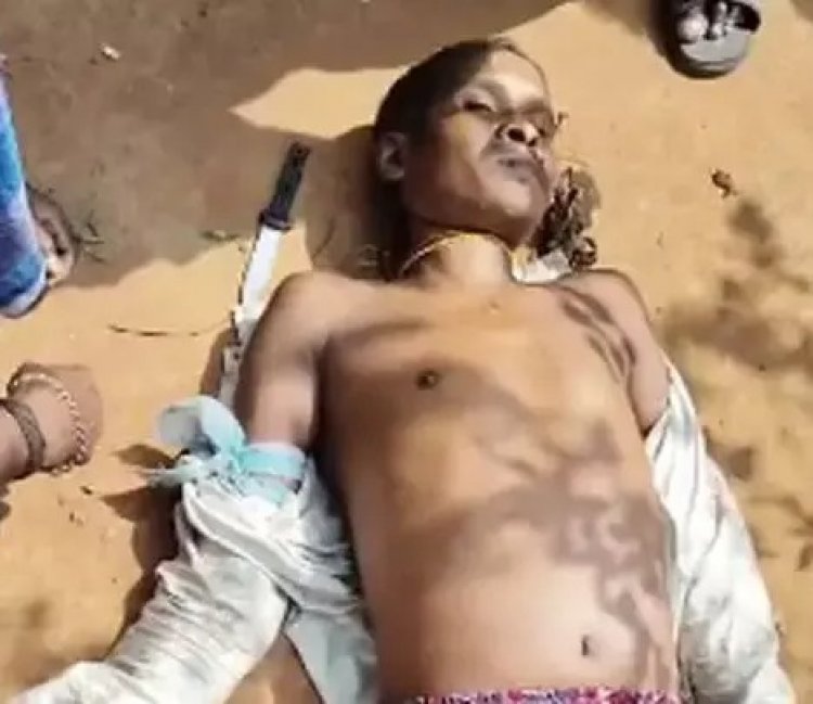 मूंगफली चोरी के आरोप में सरपंच के सामने युवक की हत्या