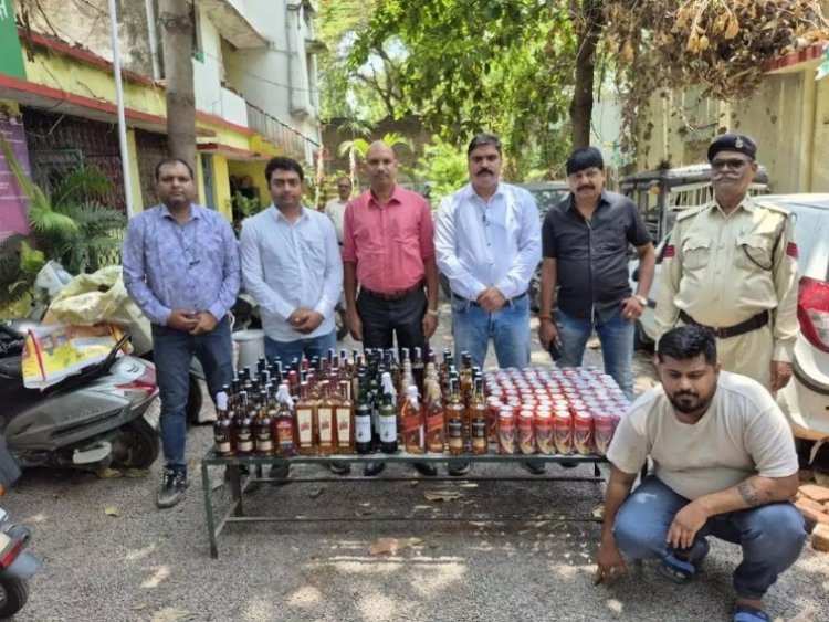 आबकारी विभाग ने जब्त की 1.59 लाख रुपए की अवैध शराब, एक गिरफ्तार